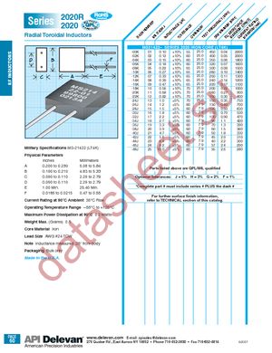 2020-16K datasheet  